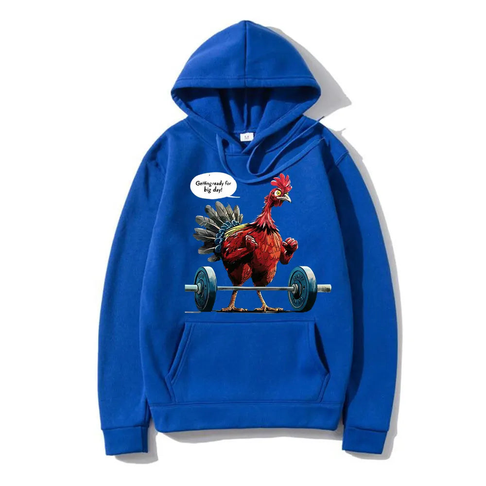 Cozy Chicken Meme Hoodie - Fun & Oversized Comfort