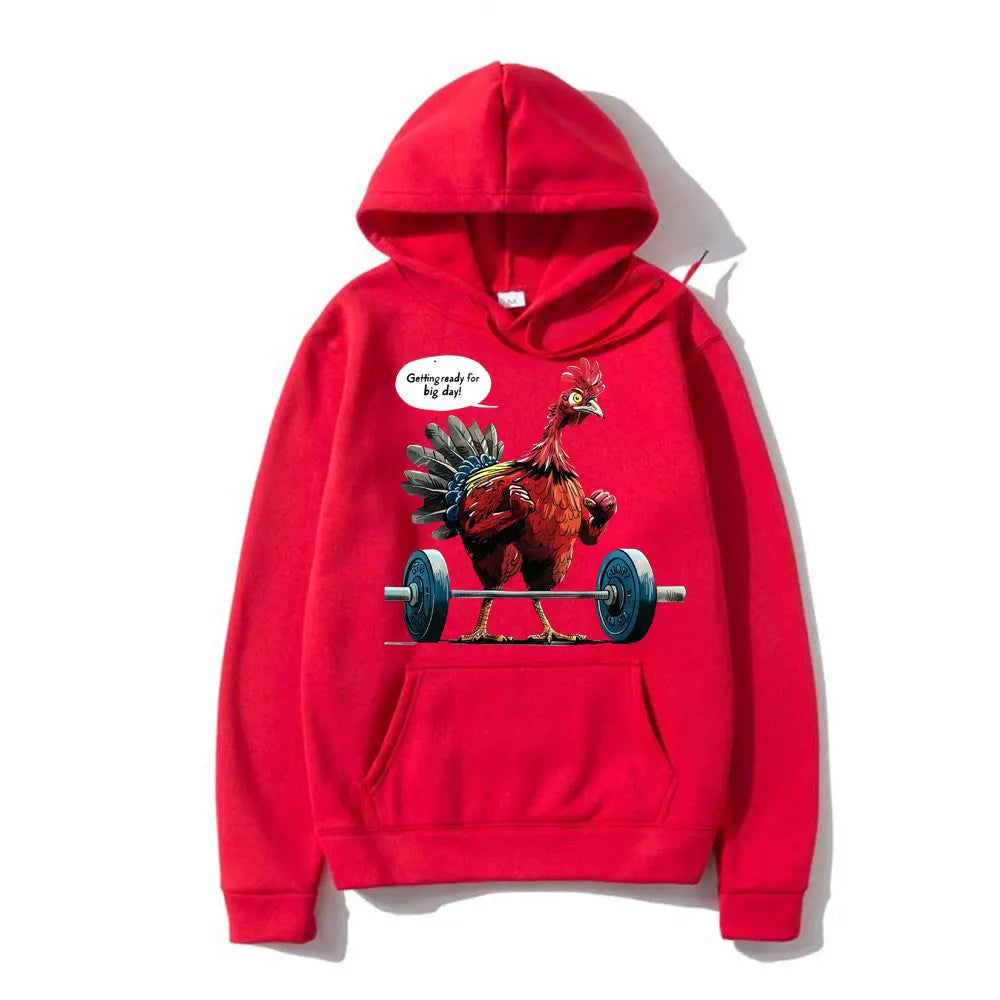 Cozy Chicken Meme Hoodie - Fun & Oversized Comfort