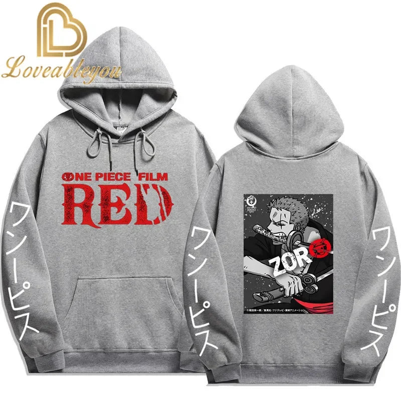 Anime Streetwear Hoodie - One Piece Design