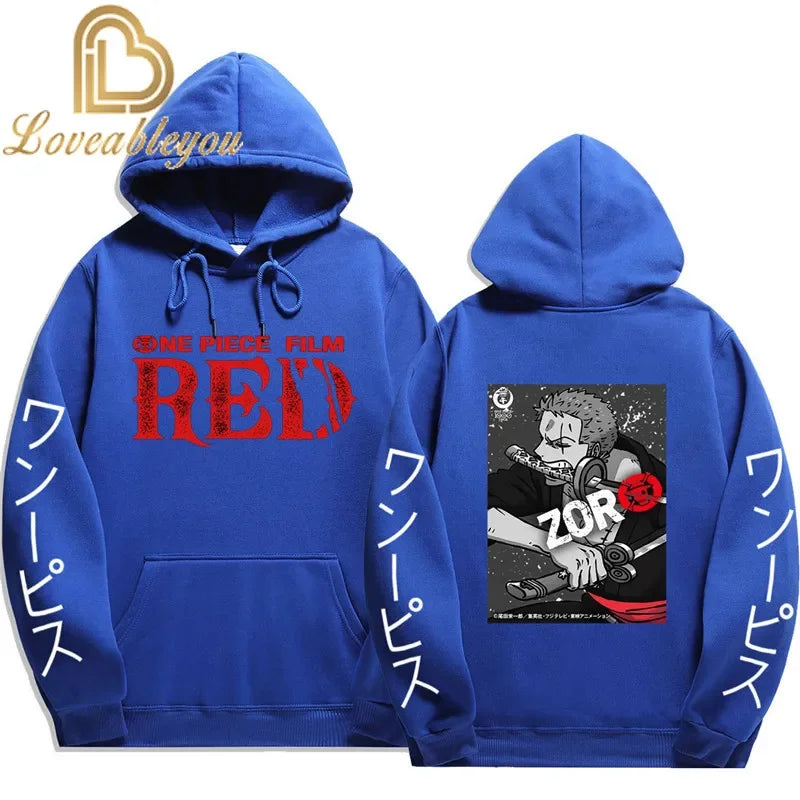 Anime Streetwear Hoodie - One Piece Design
