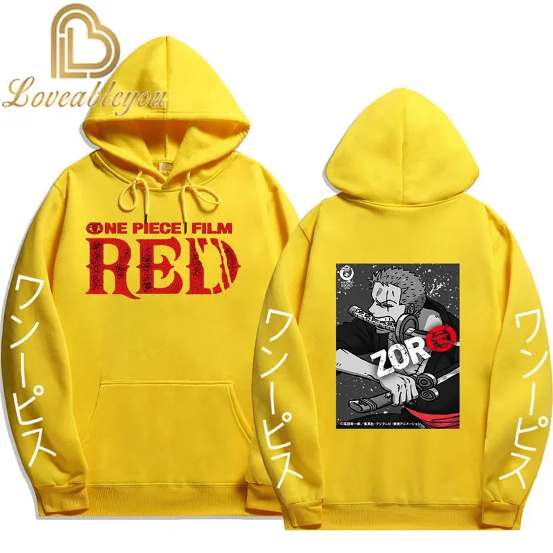 Anime Streetwear Hoodie - One Piece Design