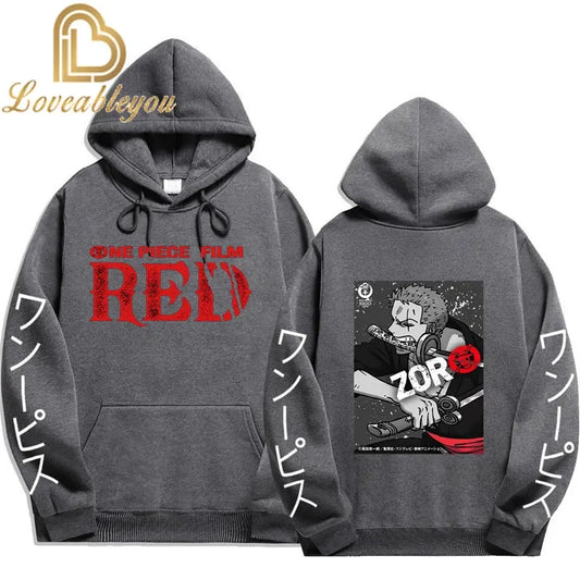 Anime Streetwear Hoodie - One Piece Design
